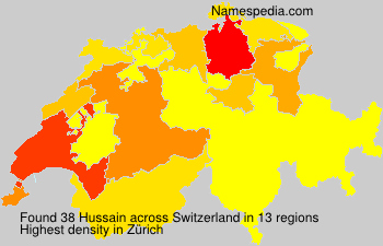 Surname Hussain in Switzerland Surname Hussain in Switzerland