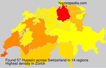 Surname Hussein in Switzerland Surname Hussein in Switzerland