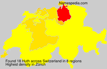 Surname Huth in Switzerland Surname Huth in Switzerland