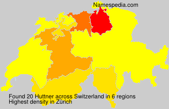 Surname Huttner in Switzerland Surname Huttner in Switzerland