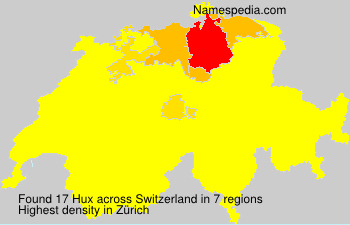 Surname Hux in Switzerland Surname Hux in Switzerland