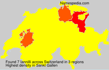Surname Iannilli in Switzerland Surname Iannilli in Switzerland