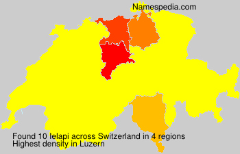 Surname Ielapi in Switzerland Surname Ielapi in Switzerland