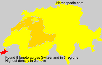 Surname Ignoto in Switzerland Surname Ignoto in Switzerland