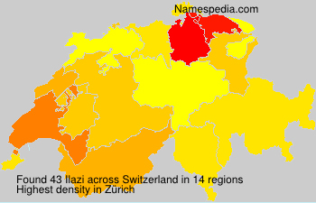 Surname Ilazi in Switzerland