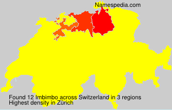 Surname Imbimbo in Switzerland