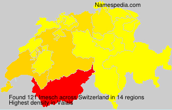 Surname Imesch in Switzerland Surname Imesch in Switzerland