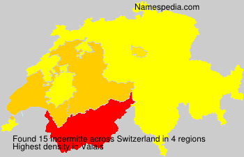 Surname Indermitte in Switzerland Surname Indermitte in Switzerland