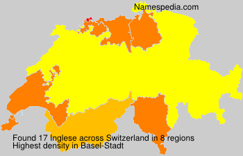 Surname Inglese in Switzerland Surname Inglese in Switzerland