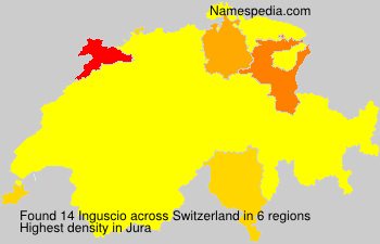 Surname Inguscio in Switzerland Surname Inguscio in Switzerland