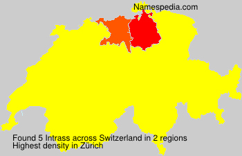 Surname Intrass in Switzerland Surname Intrass in Switzerland