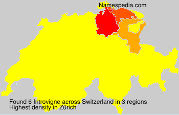 Surname Introvigne in Switzerland Surname Introvigne in Switzerland
