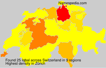 Surname Iqbal in Switzerland