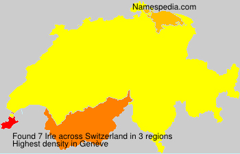 Surname Irle in Switzerland Surname Irle in Switzerland