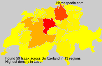 Surname Isaak in Switzerland Surname Isaak in Switzerland