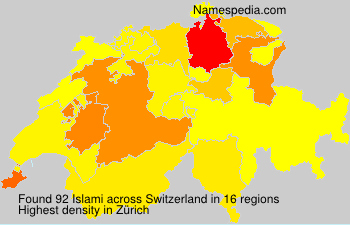 Surname Islami in Switzerland Surname Islami in Switzerland