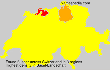 Surname Isner in Switzerland Surname Isner in Switzerland