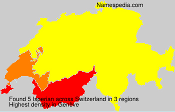 Surname Isperian in Switzerland Surname Isperian in Switzerland