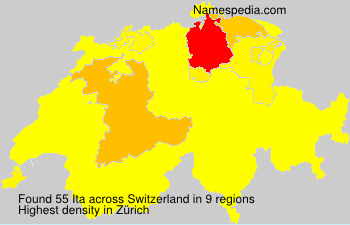 Surname Ita in Switzerland Surname Ita in Switzerland