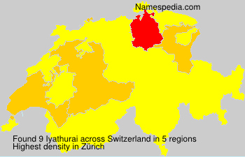 Surname Iyathurai in Switzerland Surname Iyathurai in Switzerland