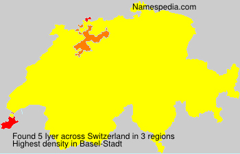 Surname Iyer in Switzerland