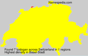 Surname Iyidogan in Switzerland