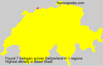 Surname Iyidogan in Switzerland Surname Iyidogan in Switzerland