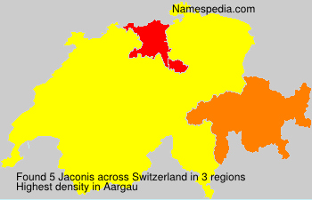 Surname Jaconis in Switzerland Surname Jaconis in Switzerland