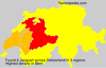 Surname Jacquart in Switzerland Surname Jacquart in Switzerland