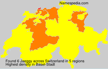 Surname Jaeggy in Switzerland Surname Jaeggy in Switzerland