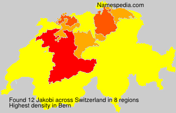 Surname Jakobi in Switzerland Surname Jakobi in Switzerland