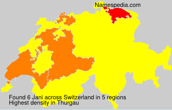 Surname Jani in Switzerland Surname Jani in Switzerland