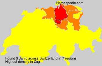Surname Janic in Switzerland Surname Janic in Switzerland