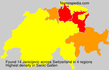 Surname Janicijevic in Switzerland Surname Janicijevic in Switzerland