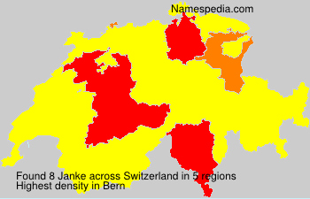 Surname Janke in Switzerland Surname Janke in Switzerland