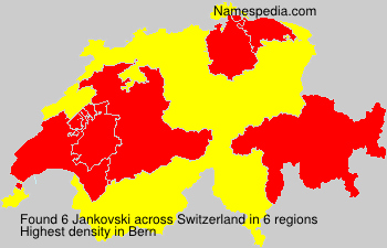 Surname Jankovski in Switzerland Surname Jankovski in Switzerland