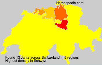 Surname Jantz in Switzerland Surname Jantz in Switzerland