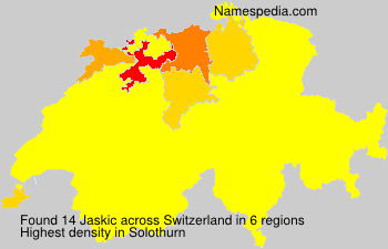 Surname Jaskic in Switzerland Surname Jaskic in Switzerland