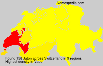 Surname Jaton in Switzerland Surname Jaton in Switzerland