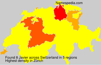 Surname Javier in Switzerland
