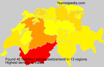 Surname Jeitziner in Switzerland Surname Jeitziner in Switzerland