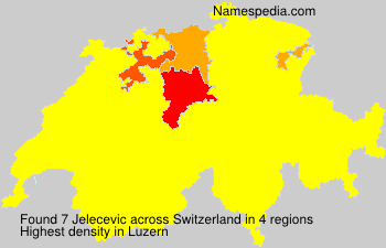 Surname Jelecevic in Switzerland Surname Jelecevic in Switzerland