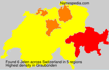 Surname Jelen in Switzerland Surname Jelen in Switzerland