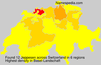 Surname Jeppesen in Switzerland Surname Jeppesen in Switzerland