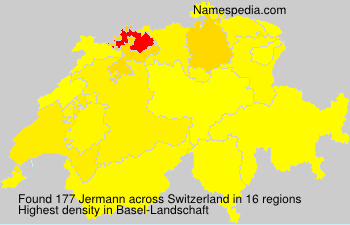 Surname Jermann in Switzerland Surname Jermann in Switzerland