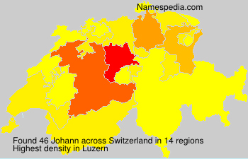 Surname Johann in Switzerland Surname Johann in Switzerland