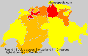 Surname Jokic in Switzerland