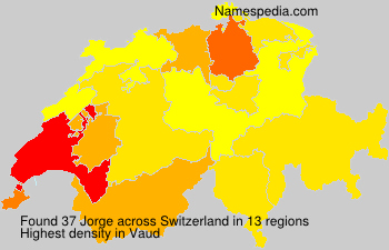 Surname Jorge in Switzerland Surname Jorge in Switzerland