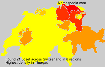 Surname Josef in Switzerland Surname Josef in Switzerland