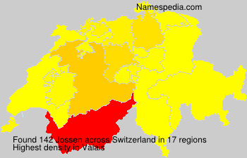 Surname Jossen in Switzerland Surname Jossen in Switzerland